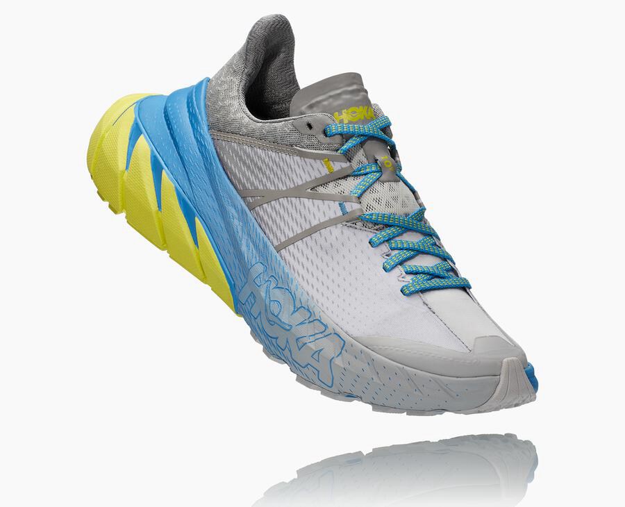 Hoka One One Tennine - Men Trail Shoes - Grey,Australia IMG-826053